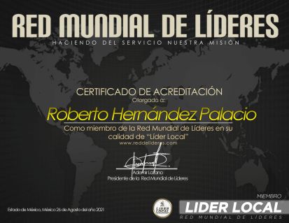 Certificado Acreditación - Roberto Hernández